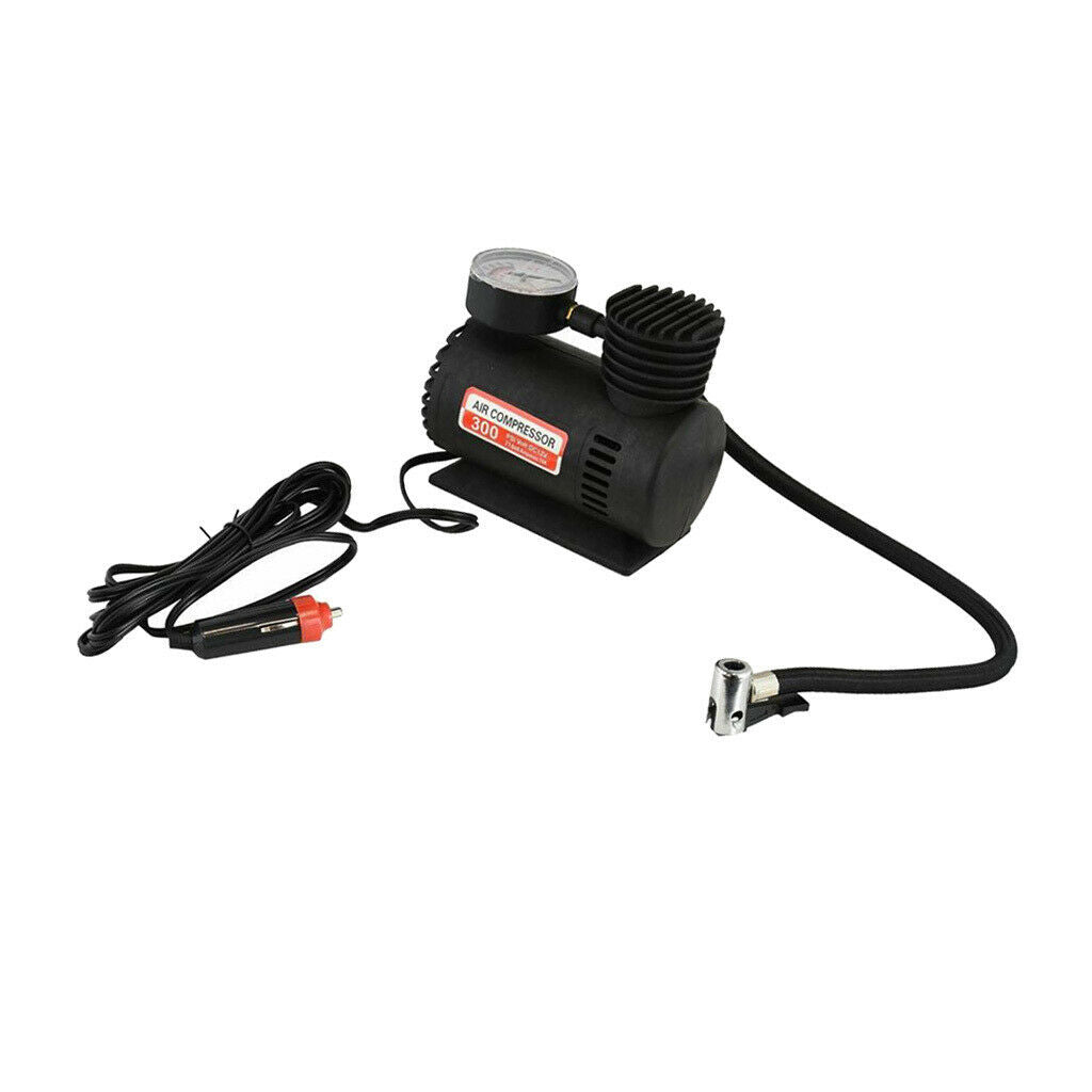 300PSI Air Compressor Tire Inflator Portable w/ Dispaly Car Air Pump -DC12V