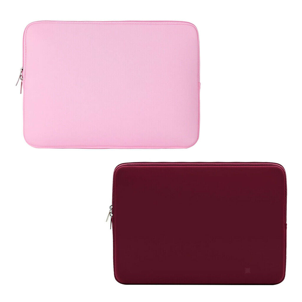 2pcs Carrying Soft Liner Sleeve Pouch Kindle Case for Laptop w/iPad Supplies