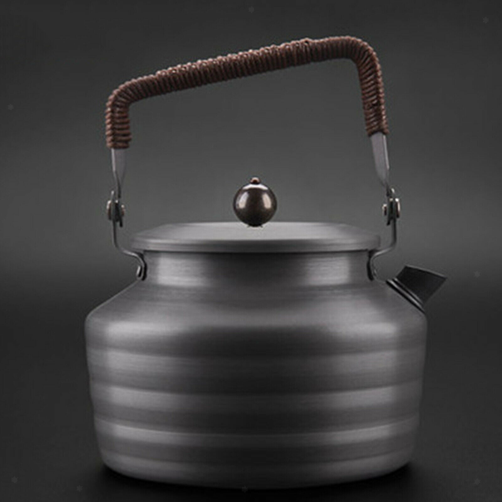 Aluminum Alloy Camping Kettle Picnic Tableware Coffee Pot Cooking Teapot