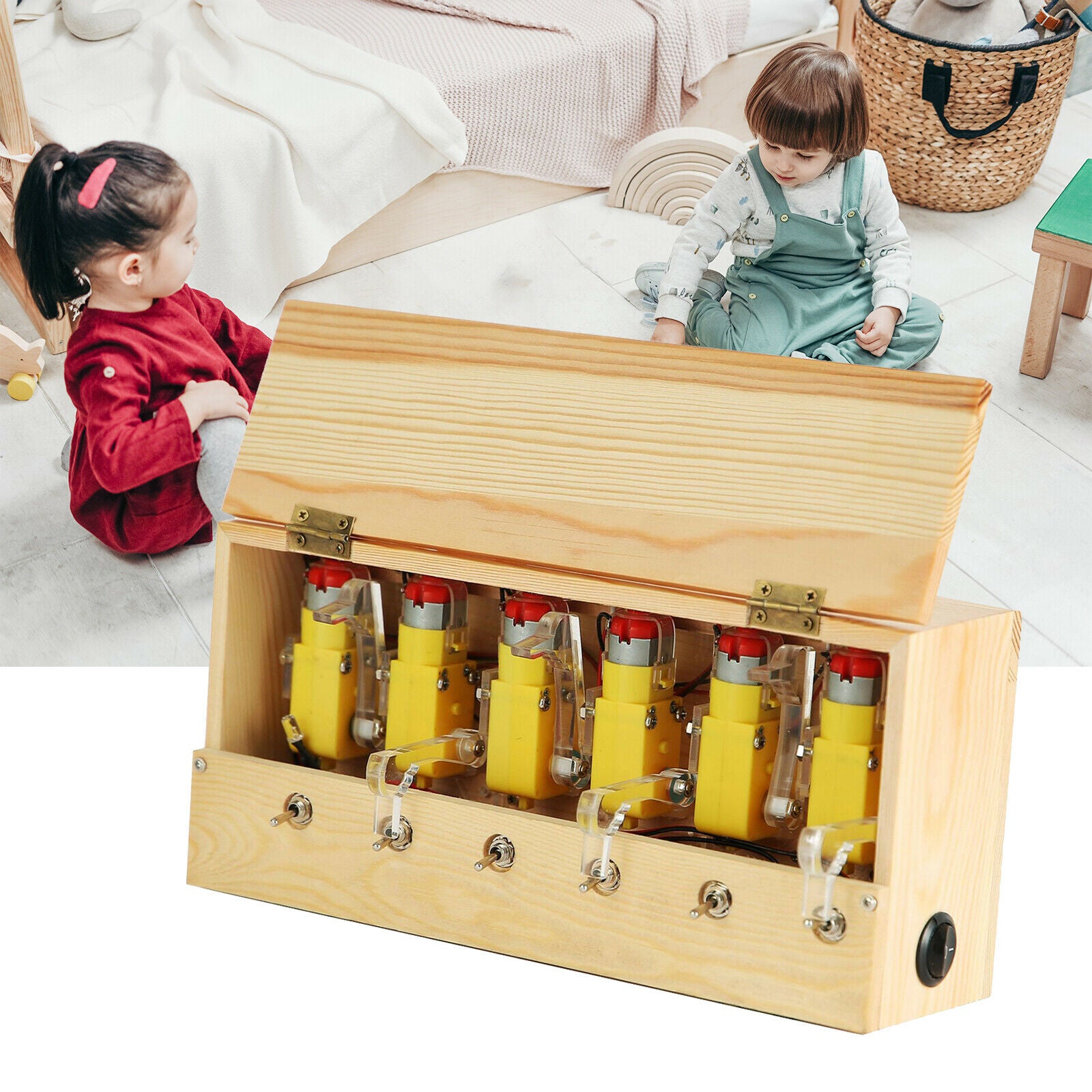 Electric Useless Box Desk Decoration Rechargable Gifts for Kids Children
