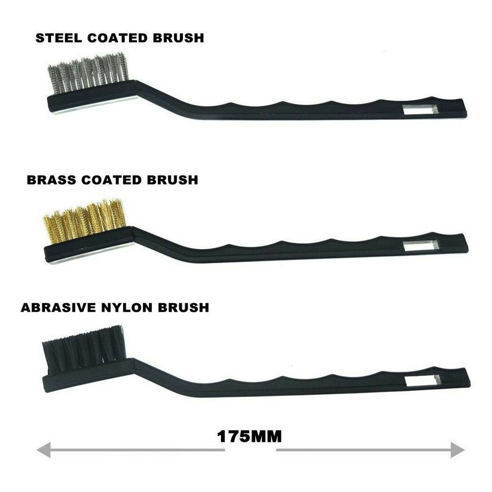 11X Professional Car Interior Detailing Brush Kit Boar Hair Cleaning Tool