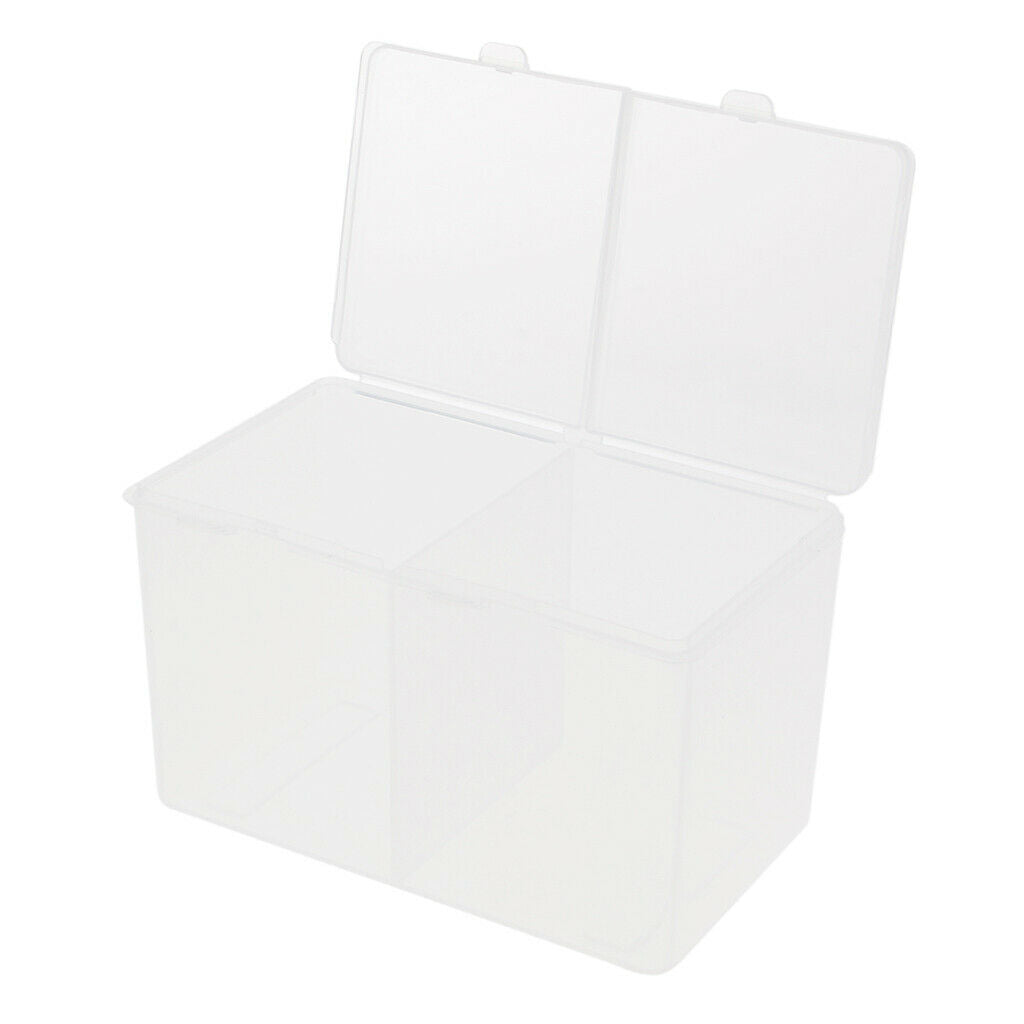 Plastic Storage Cotton Ball Swab Pad Organizer Holder Container Makeup Box