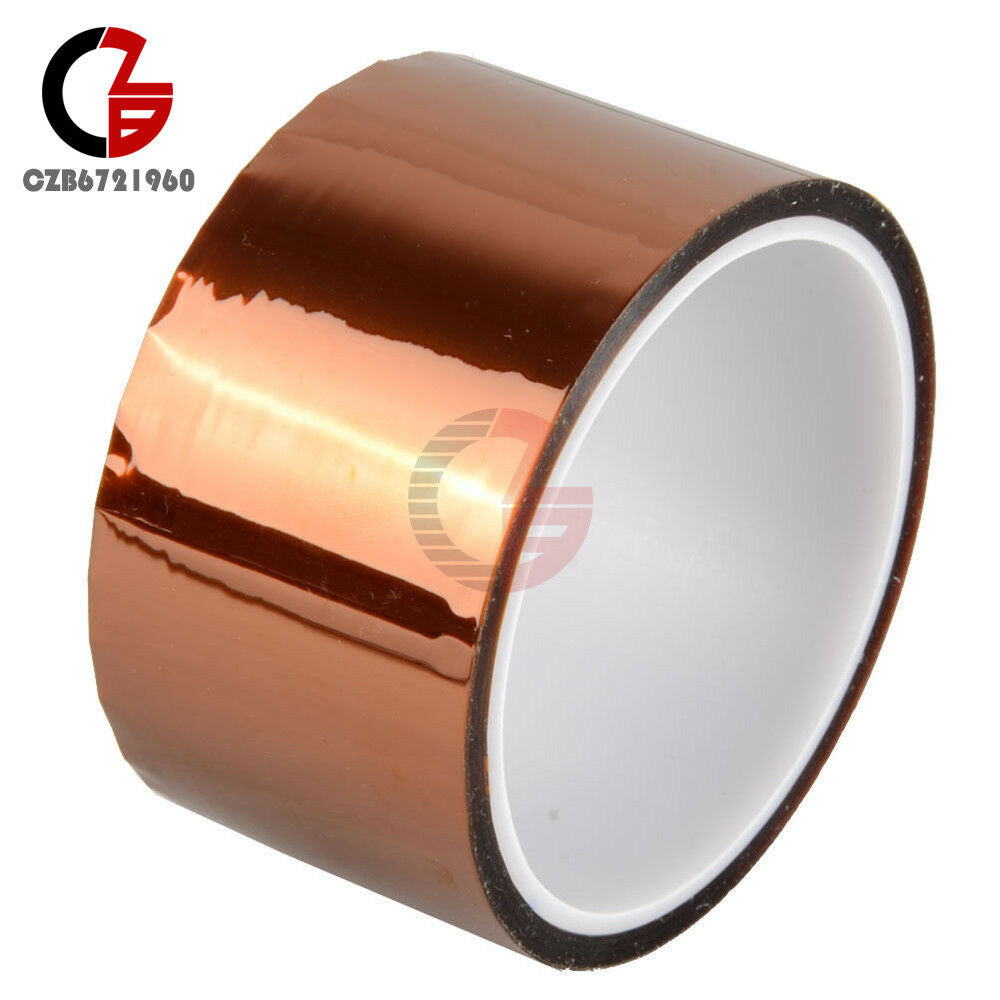 5cm 50mm  x 30M Tape Sticky High Temperature Heat Resistant Polyimide