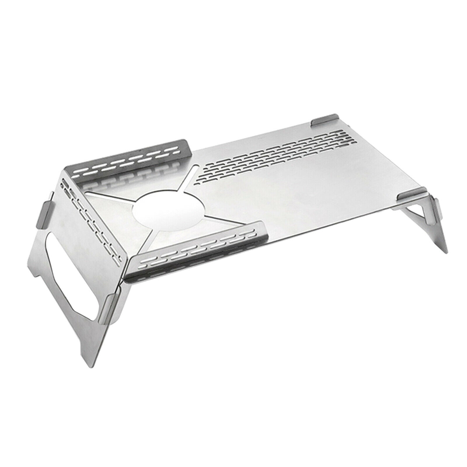 Outdoor Foldable Stove Table Camp Windproof Stand Cooking Station For Hiking