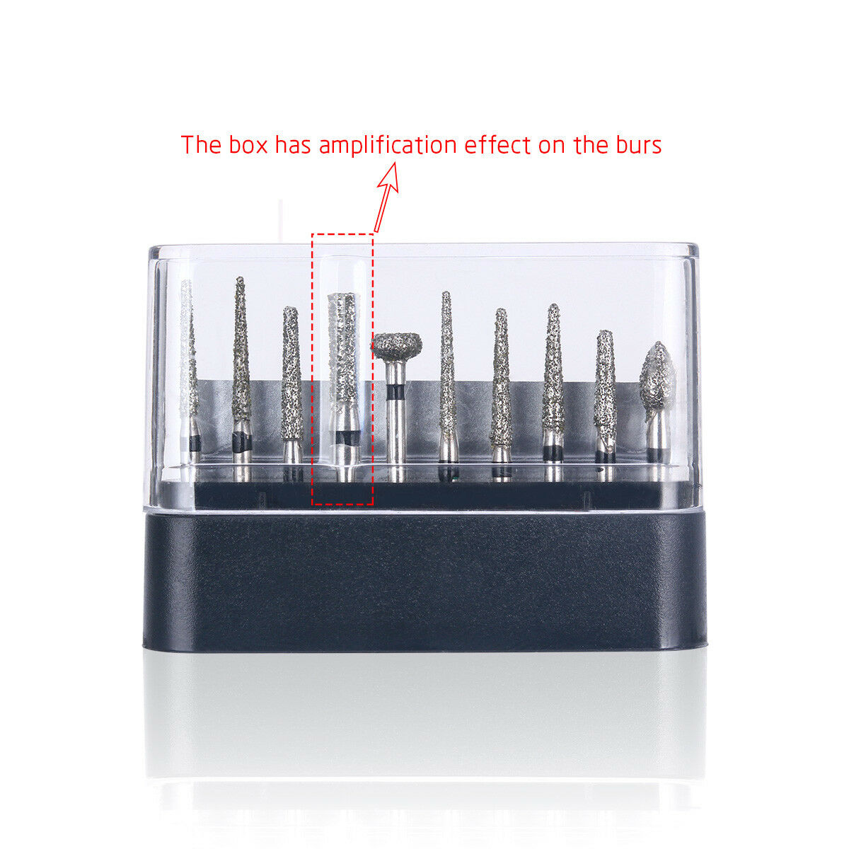 50 X Dental Diamond Bur Drills Tips FG Burs For High Speed Handpiece AZDENT