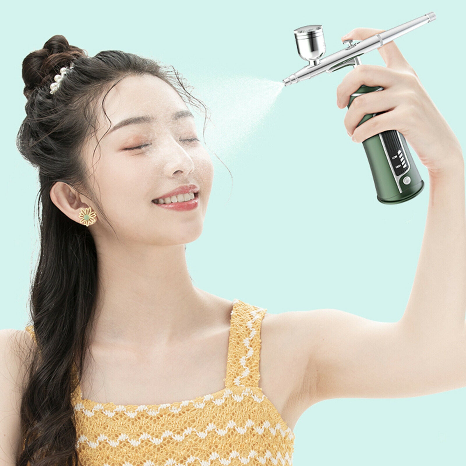 Cordless Airbrush Kit, Portable Handheld Air Compressor Eraser Tool