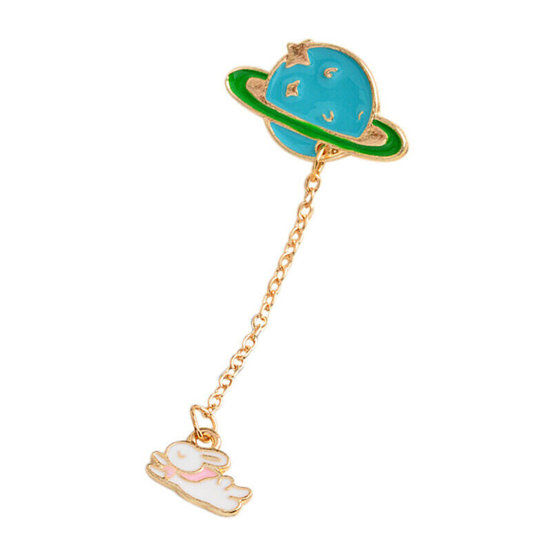 Personality creative planet series cartoon brooch jewelry accessory