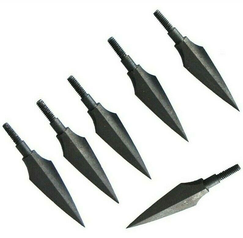 12pcs 150grain Hunting Screw in Arrowhead Broadhead Archery Arrow Bow Head Tip