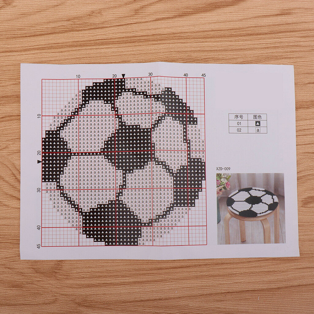 DIY Soccer Latch Hook Rug Making Kit with Wooden Bent Crochet Latch Hook - Do