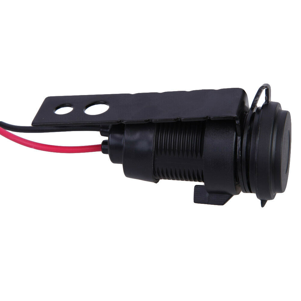 Waterproof Motorcycle 12V USB Charger Cellphone Car Charger Power Adapter @