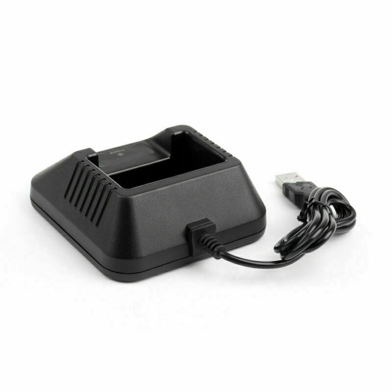 1x USB Car Radio Battery Charger Fr BAOFENG BF-UV5R UV5RA UV5RB Two Way Radio CA