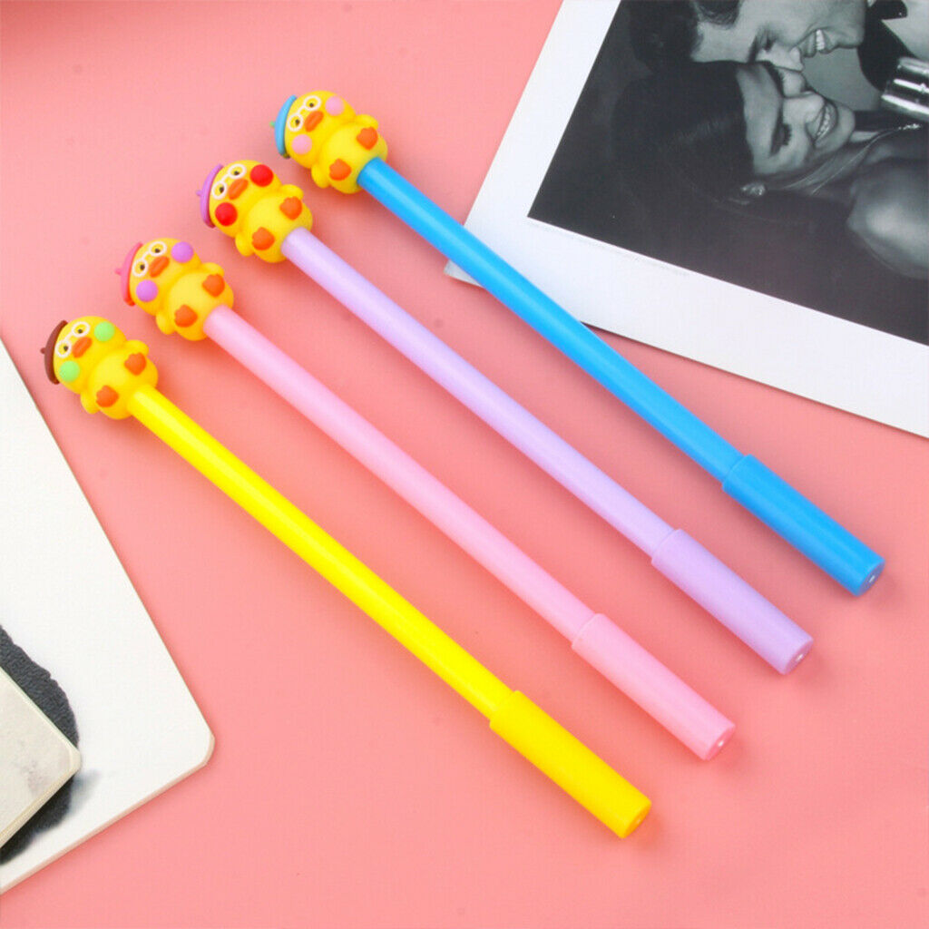 Cute Cartoon Gel Pen Duck Chick Student Signature Pen for School Kid Gift