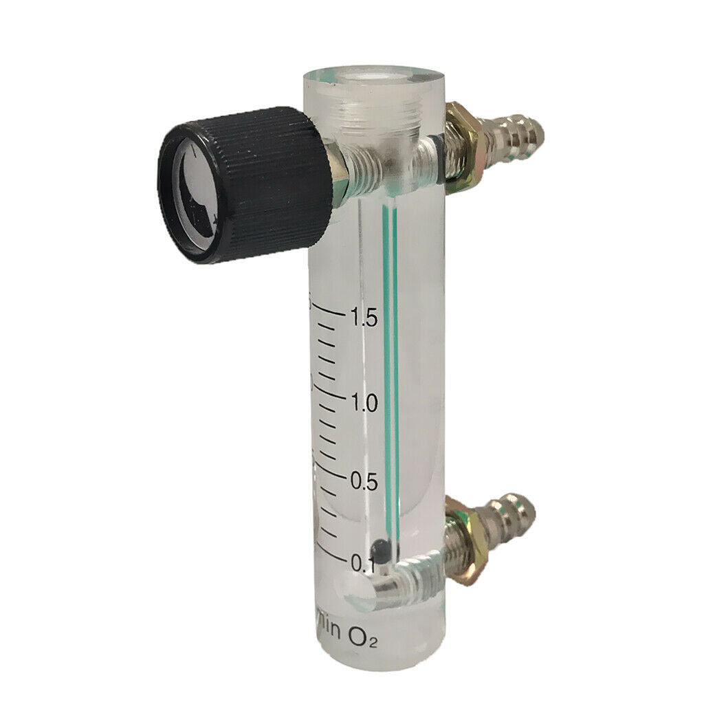 3x Oxygen Single-phase Flow Meter Flowmeter Measuring w/ Control Valve Home