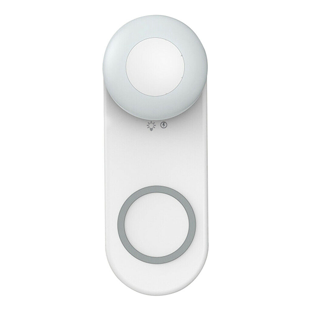 Hanging Night Light Tabletop Bedside Lamp Phone Charger Charging Seat White