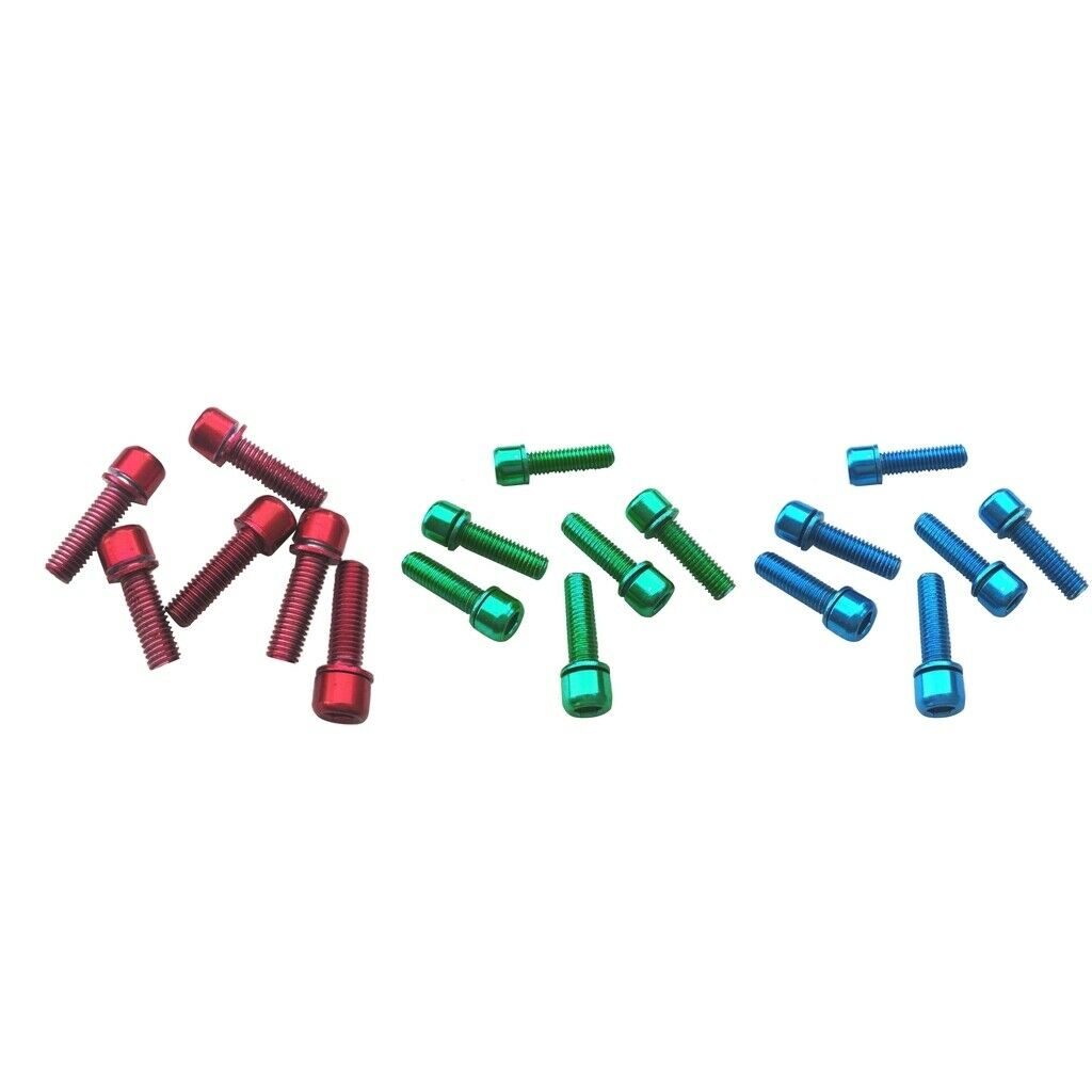 18pc Hex Socket Screws M5x18 for Handlebar Stem Water Bottle Cage Holder