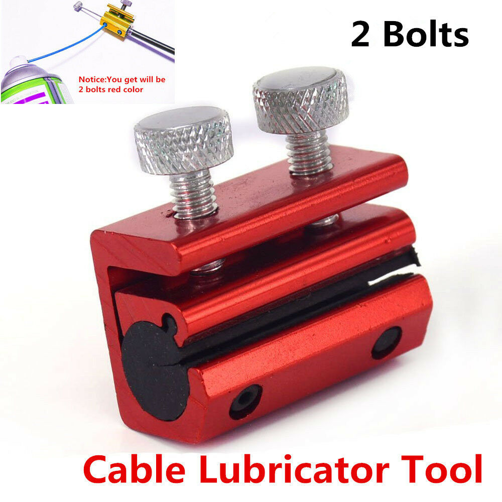 Bicycle Motorcycle ATV Cable Lubricator Tool Brake Clutch Luber Oiler 2 Bolts