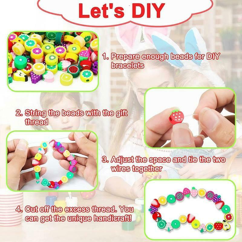 Fruit Spacer Beads Charms for Earring Necklace Jewelry Making Craft Supplies