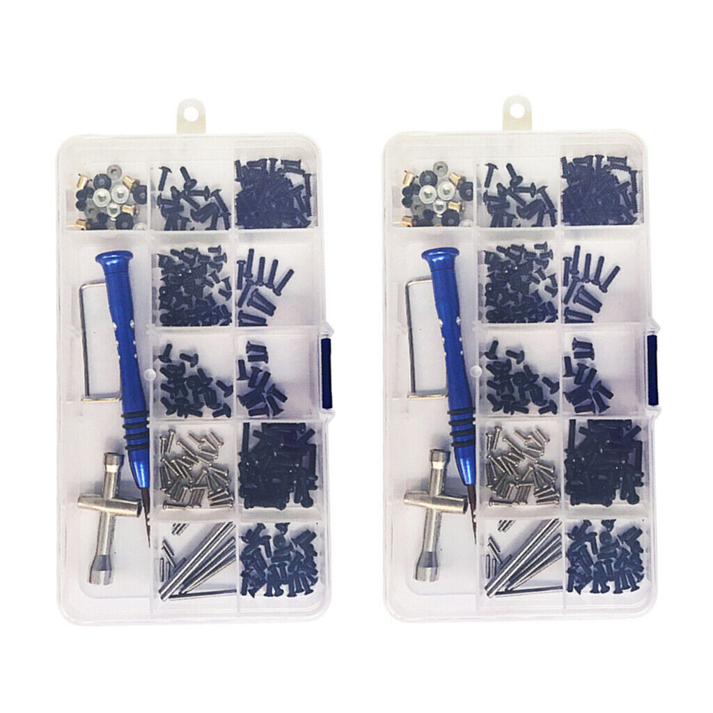 2 Sets Screws Bolt Repair Tool Box for Wltoys 1/14 144001 Replacement Parts