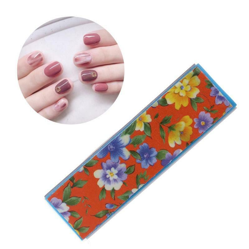 Nail Art Sanding File Polish Buffer Block Shiner File 4 Sides Polisher