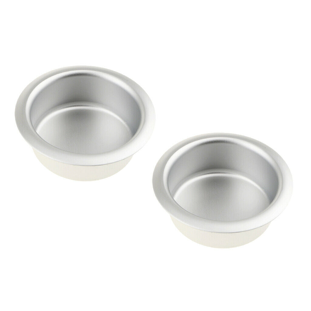 Set of 2 Stainless Steel Bottle Cup Drink Holder Storage Base For Camper RV Car,