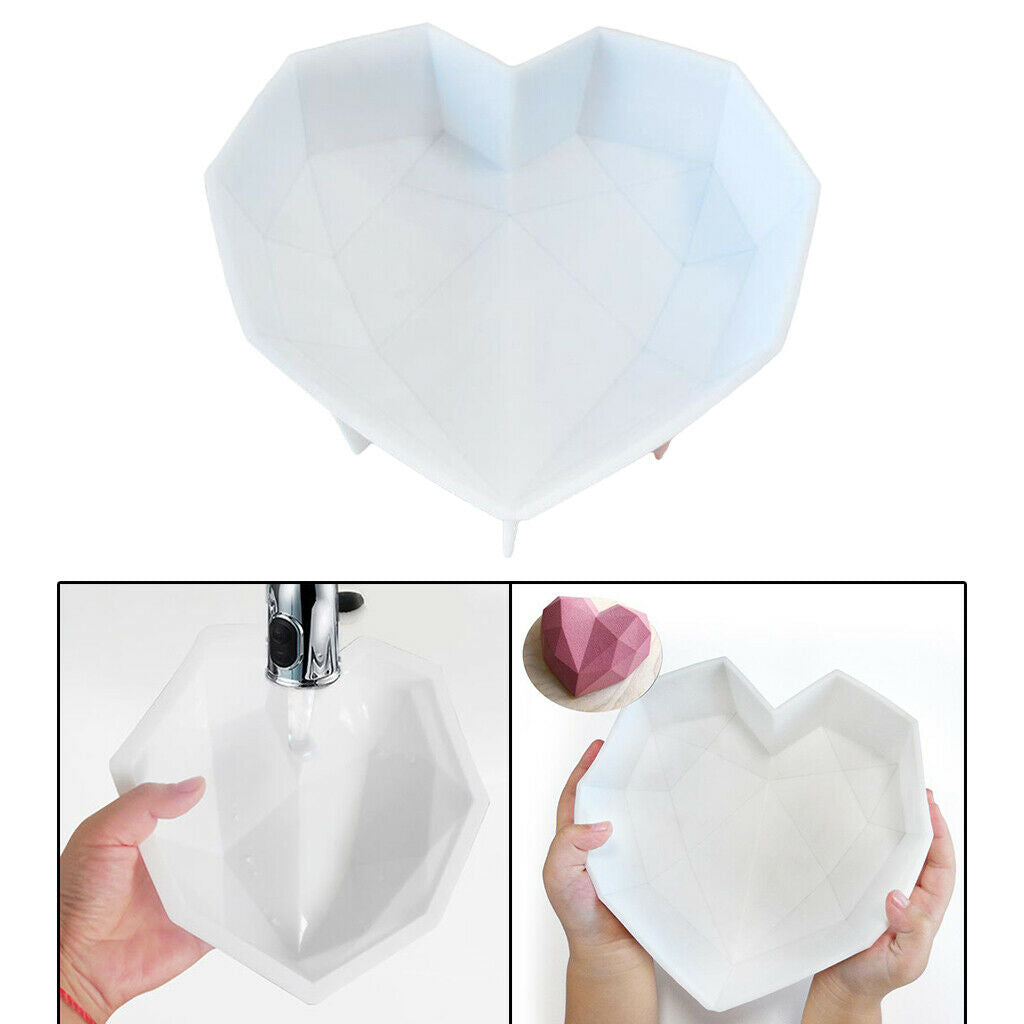 Silicone Cake Mold Cupcake Mould Baking Tray Kitchen DIY white with base