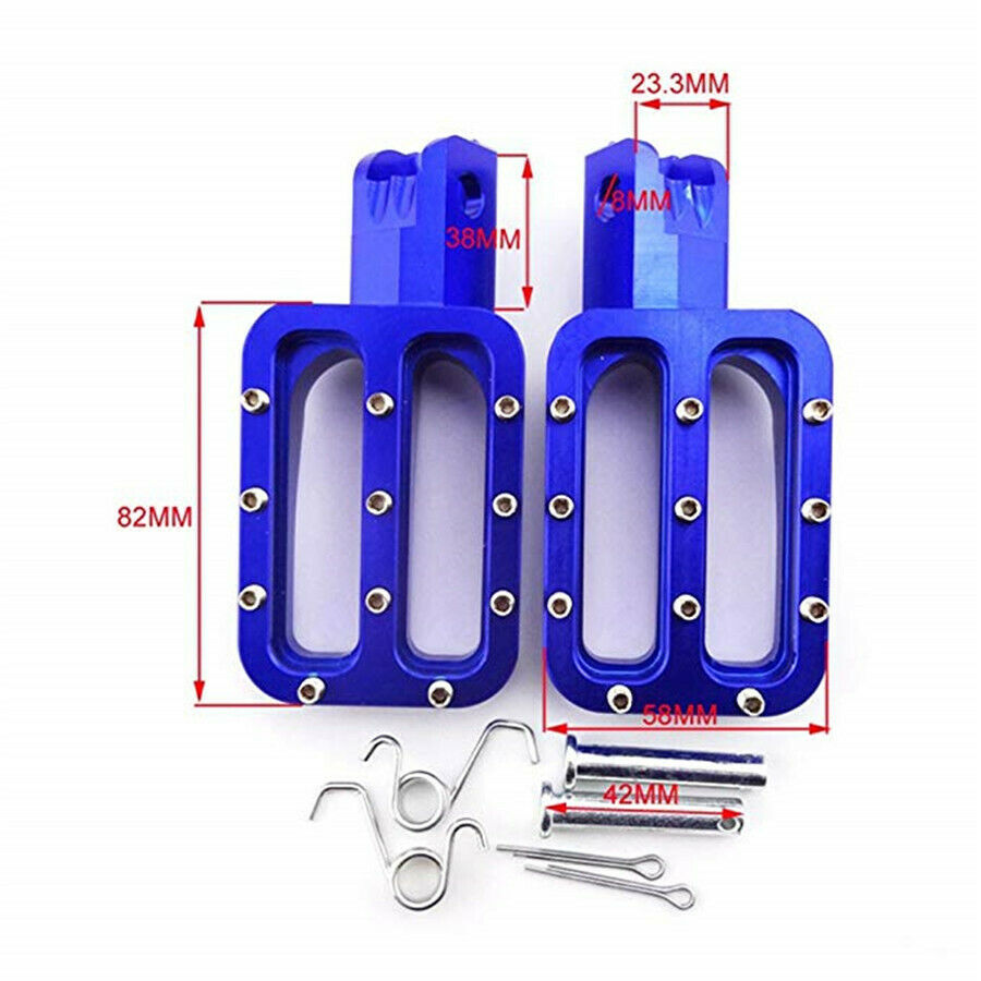 Wide Foot Pegs Pedals Rest & Folding Gear Shifter Lever For CRF50 XR50 PW50 PW80