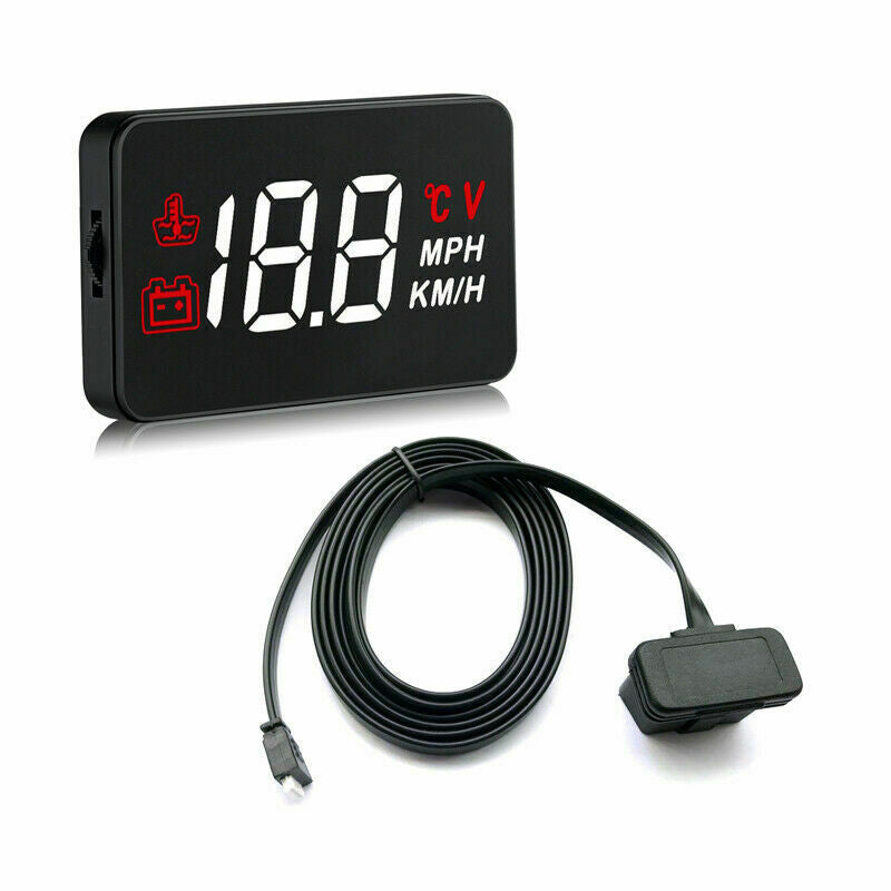 3.5" A100 Car SUV HUD Head Up Display OBD2 Project Over-Speed  Alarm System 12V