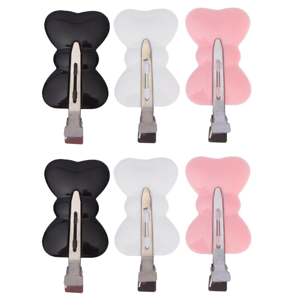 6pcs No Bend Hair Clips, Professional Hairstyling Tool No , No Mark, Great For