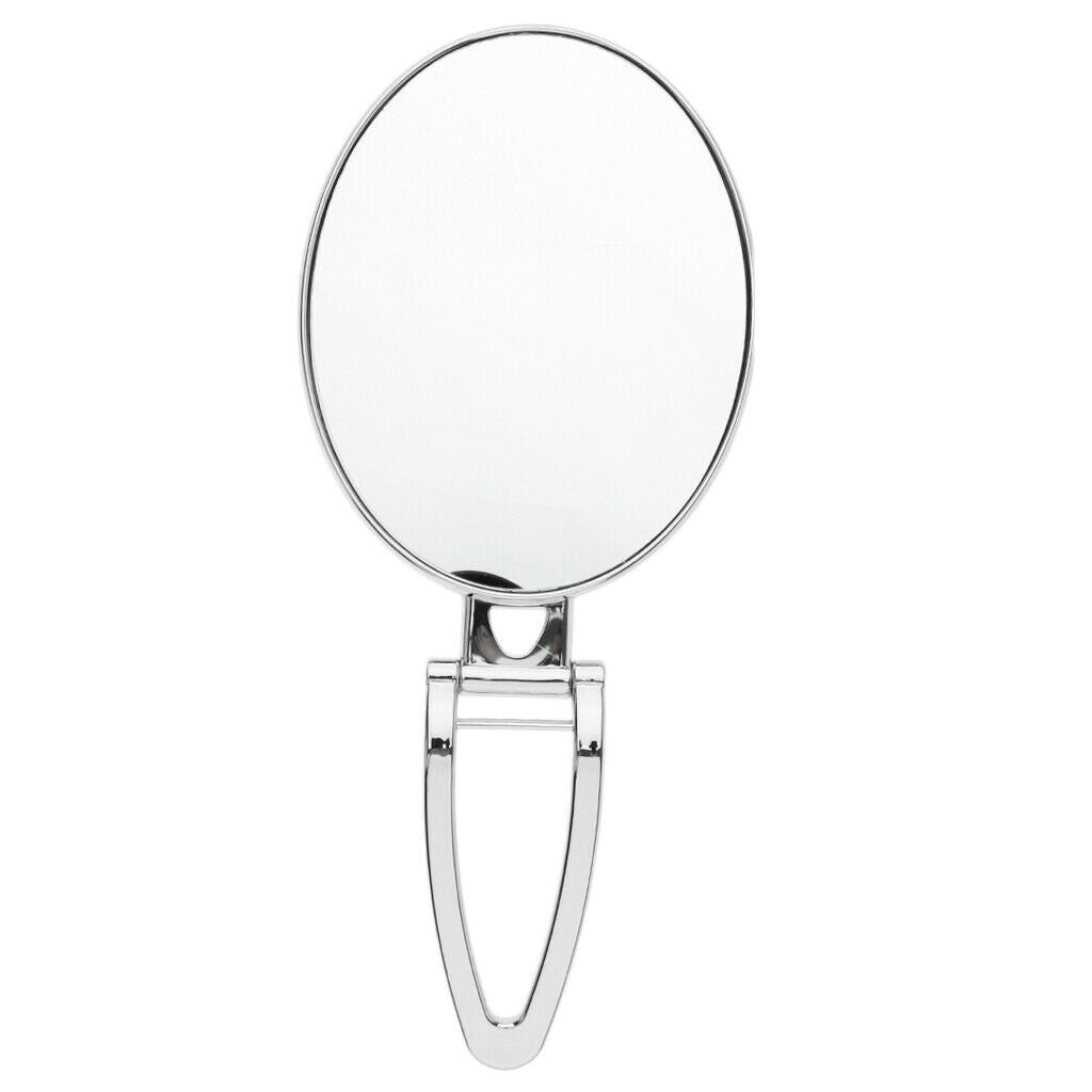 2 Pieces Foldable Double-sided Make-up Standing Mirror 2x Enlarged Table Mirror
