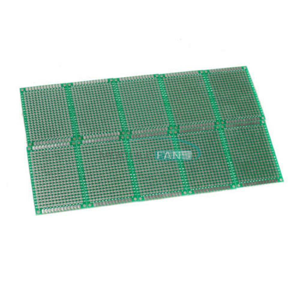 2PCS Prototype PCB Double Side Bread board Tinned Universal 4x6 cm 40x60 mm FR4