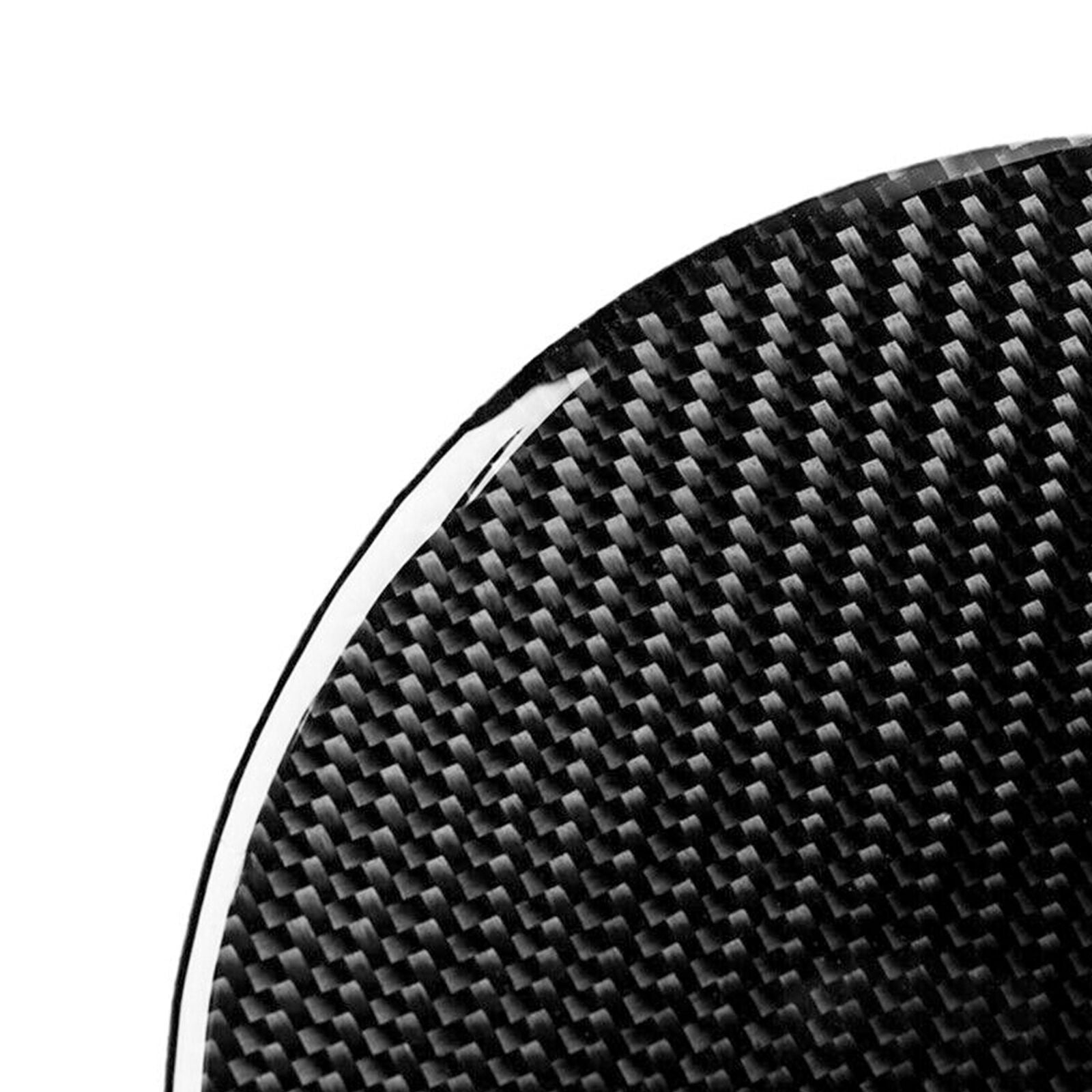 Real Carbon Fiber Door Gas Cap Fuel Filler Tank Cover For 2015-2020 Ford Mustang