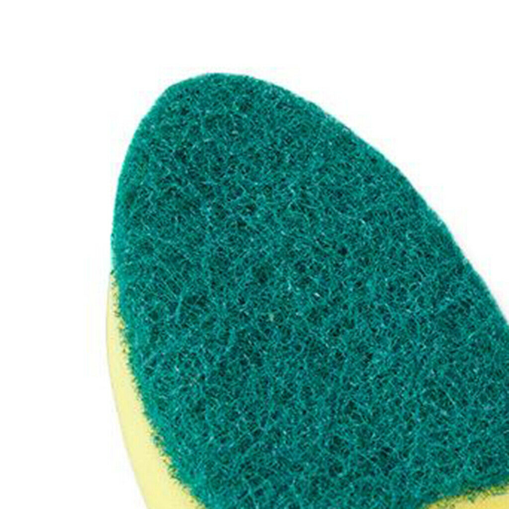 Kitchen Dish Wand Scrubber Brush w/ 12pcs Spare Sponges for Pan Pot Cleaning
