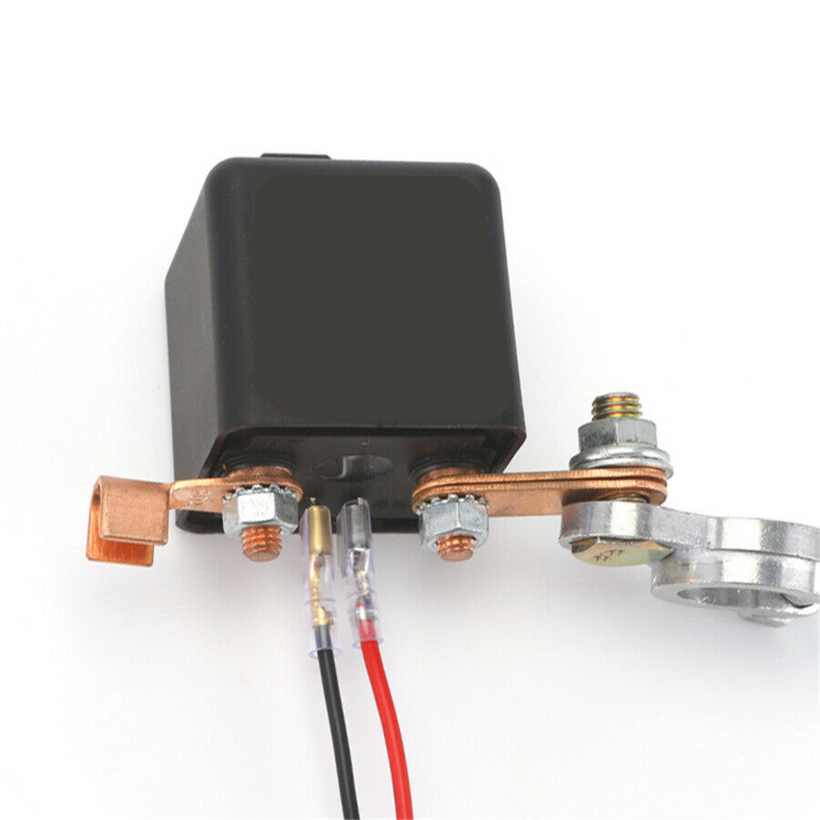 Car Battery Kill Switch Disconnect Isolator Power Cut Off w/2pcs Remote Control