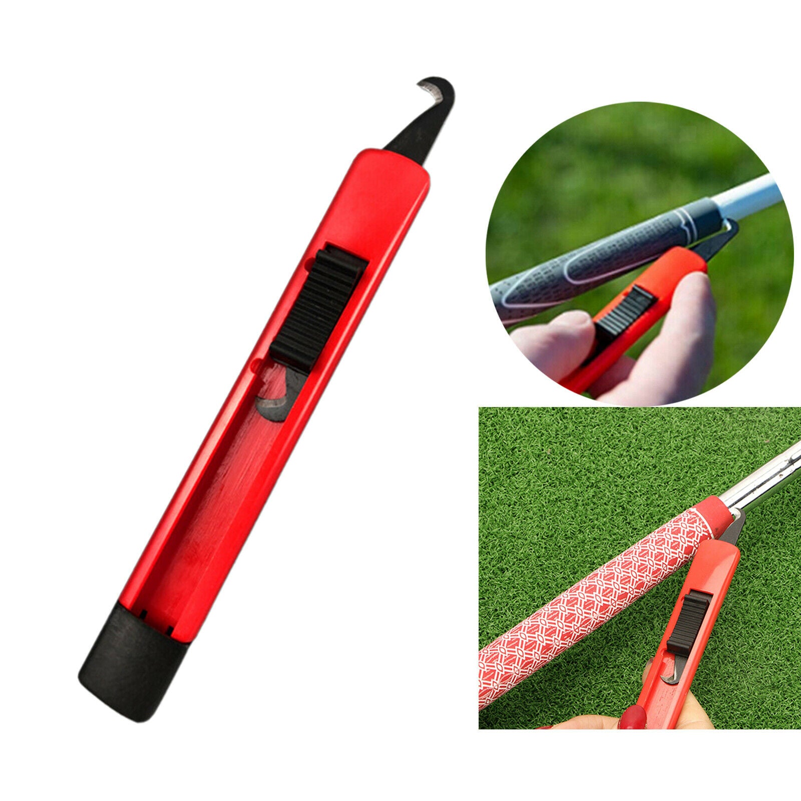 Golf Grip Hook Blade w/ Comfortable Grip Clubs Remover Regrip Tool Kits