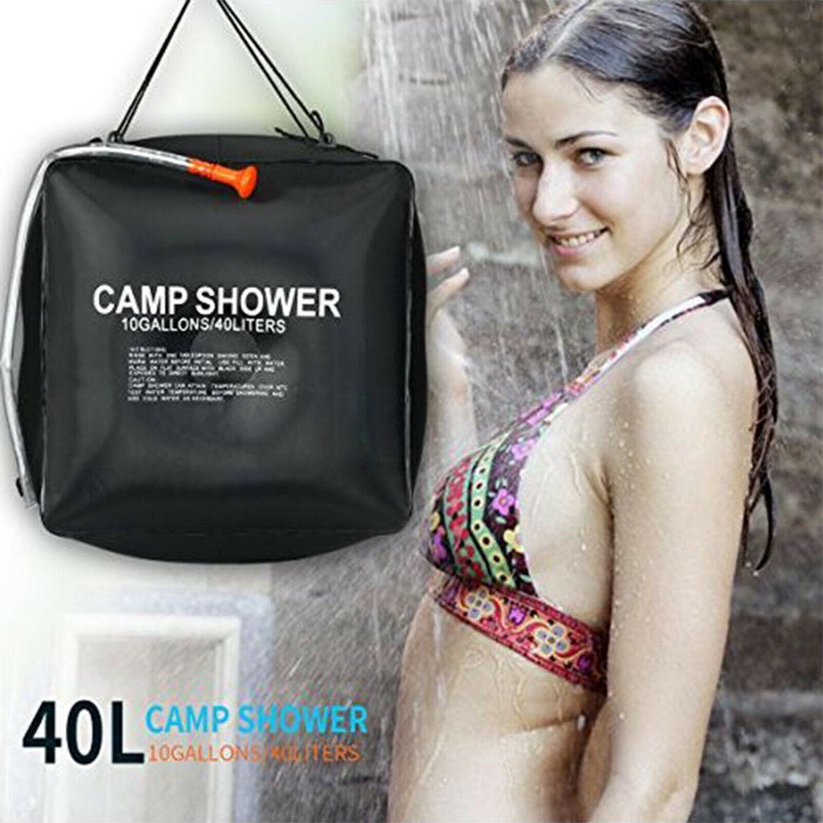 Camp Solar Shower Bag 40L Solar Sun Heating Camping Bath Bag Travelling