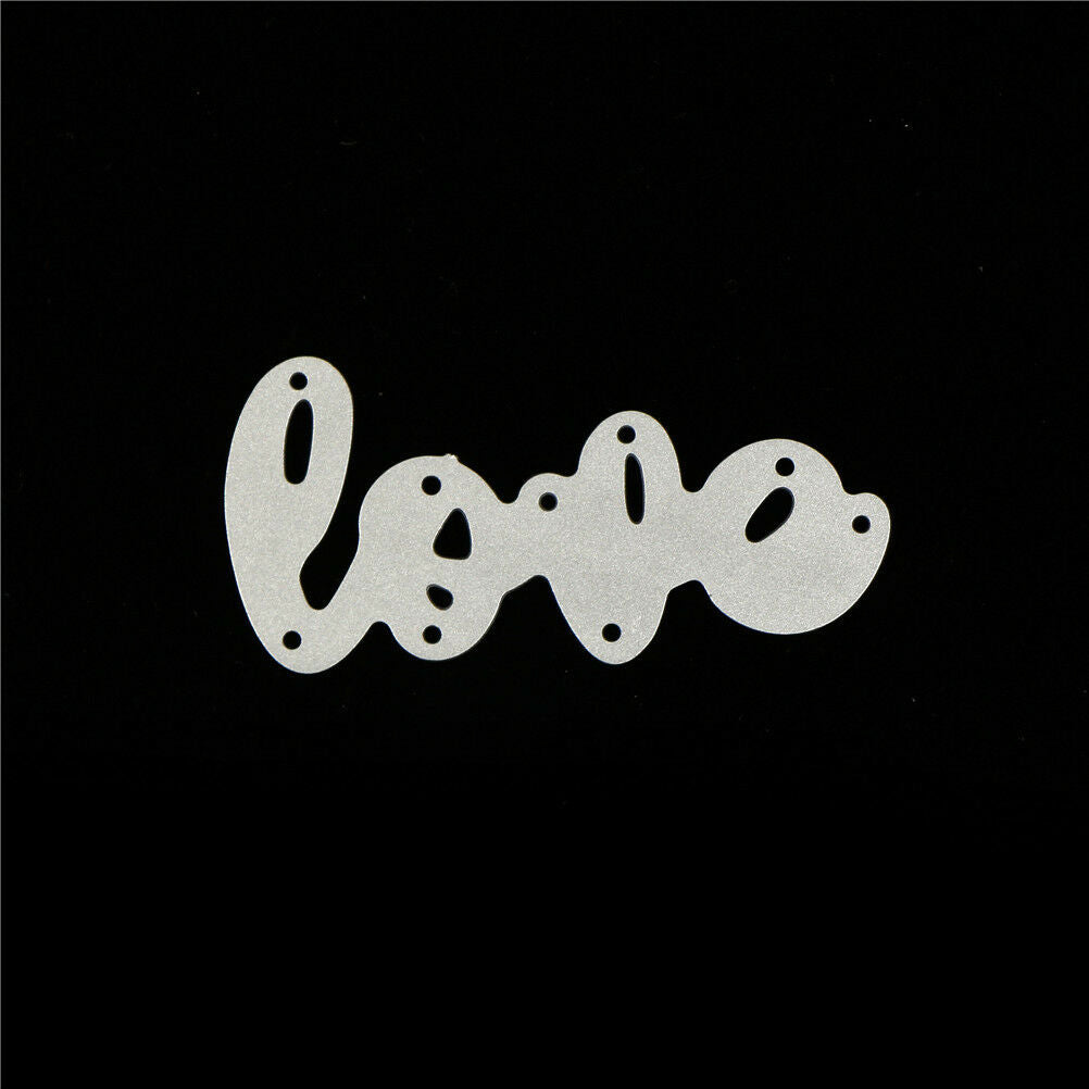 Thanks Hello Love Smile Metal Cutting Dies for DIY Scrapbook Album Paper Ca  Tt
