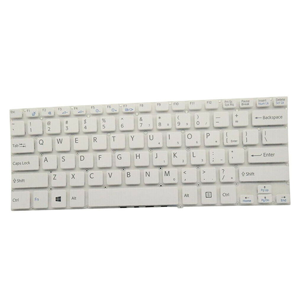 Pack Of 1 White English Keyboard For  SVF142A23T SVF14 SVF14E Laptop