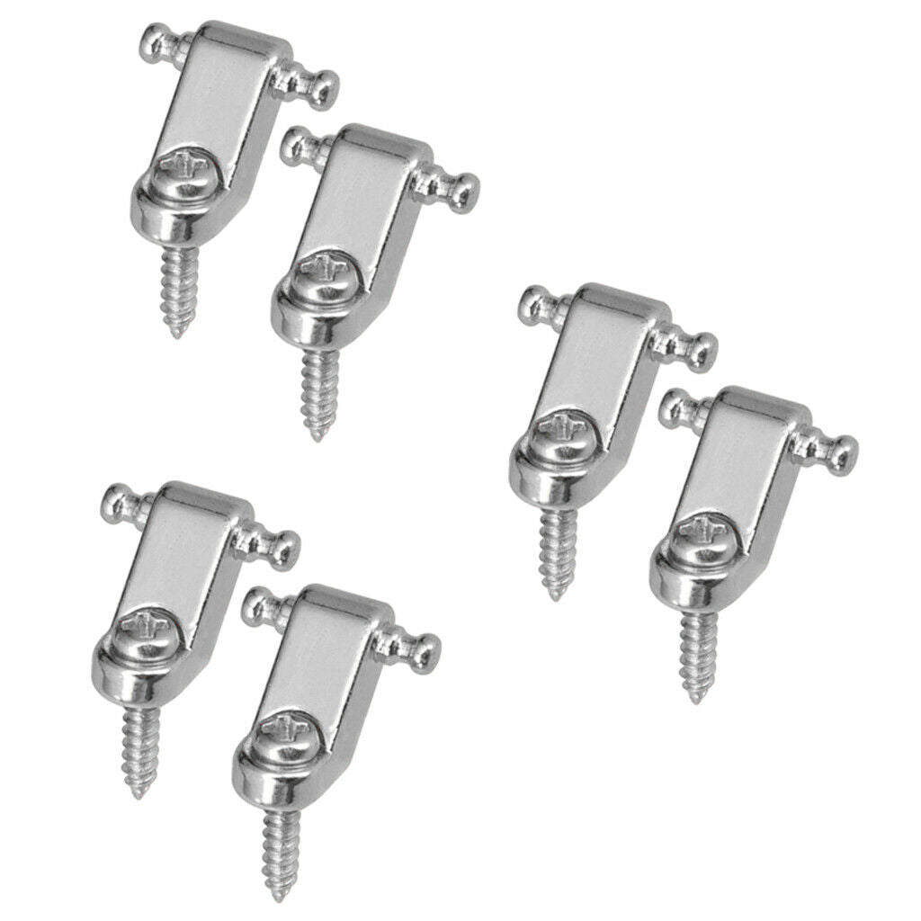 4pcs Guitar Roller String Tree Retainer Mounting Trees Electric Guitar Parts