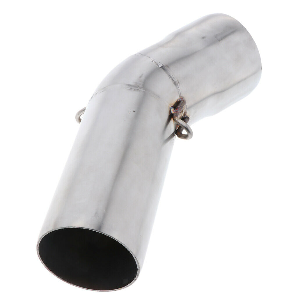 Exhaust Link Pipes Adapter Stainless Steel For Kawasaki ZX6R 636 09-17