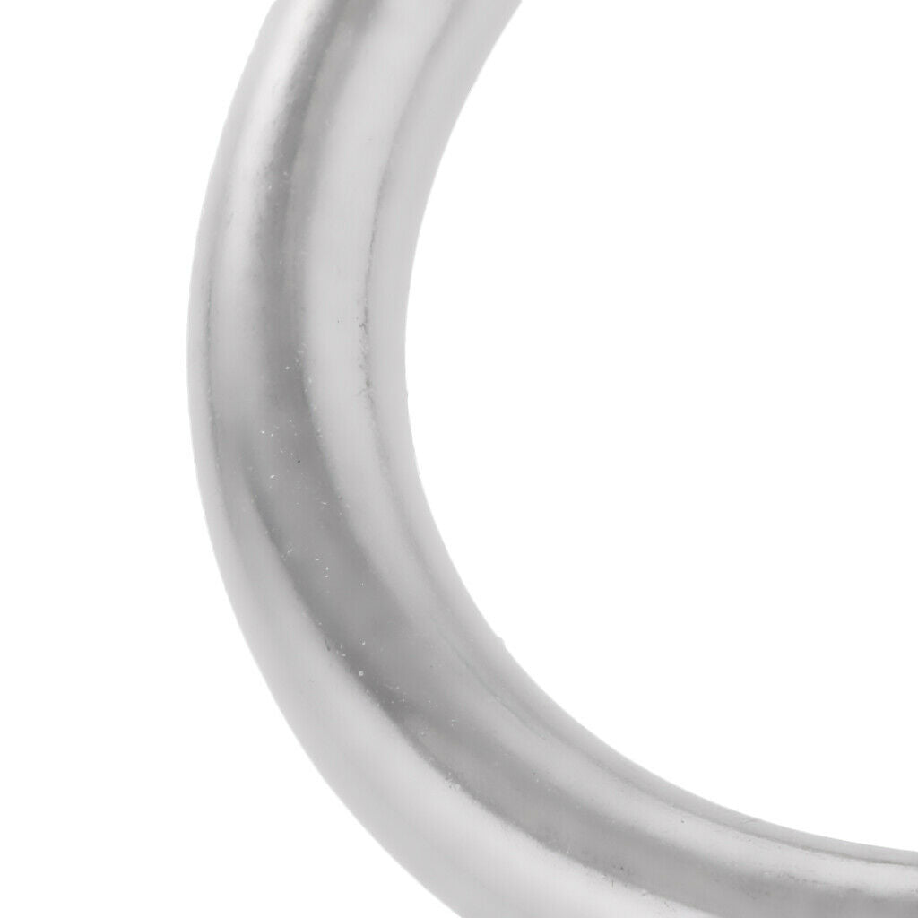 2 Pieces Precision Polished Welded 304 Stainless Steel O-rings Marine