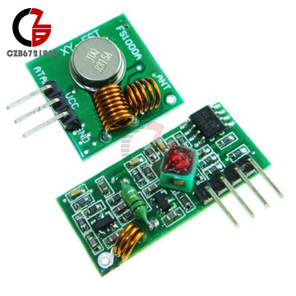 5Pcs 315Mhz RF Transmitter&Receiver Module Kits for Arduino ARM MCU Raspberry Pi