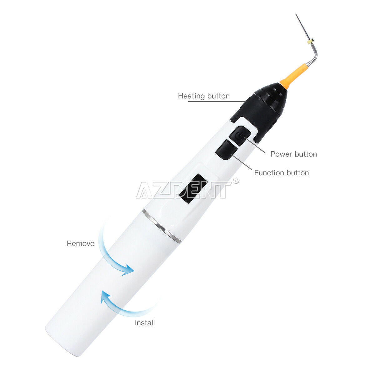 Dental Endo Obturation System Gun Heated Pen Percha Gutta Tips F FM M SY-FILL