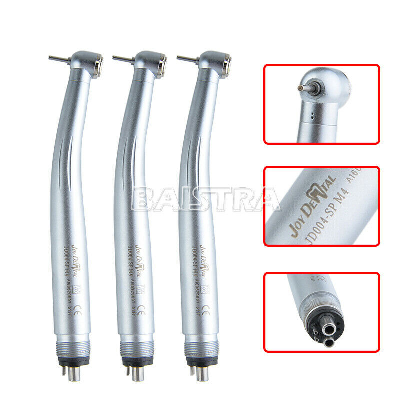 3 X Dental NSK PANA MAX Style High Speed Standard Head Push Handpiece 4 Holes