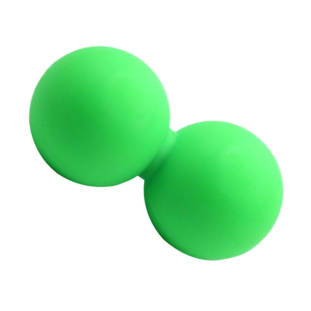 Double Lacrosse Myofascial Massage Ball   Point Pain Relief Green