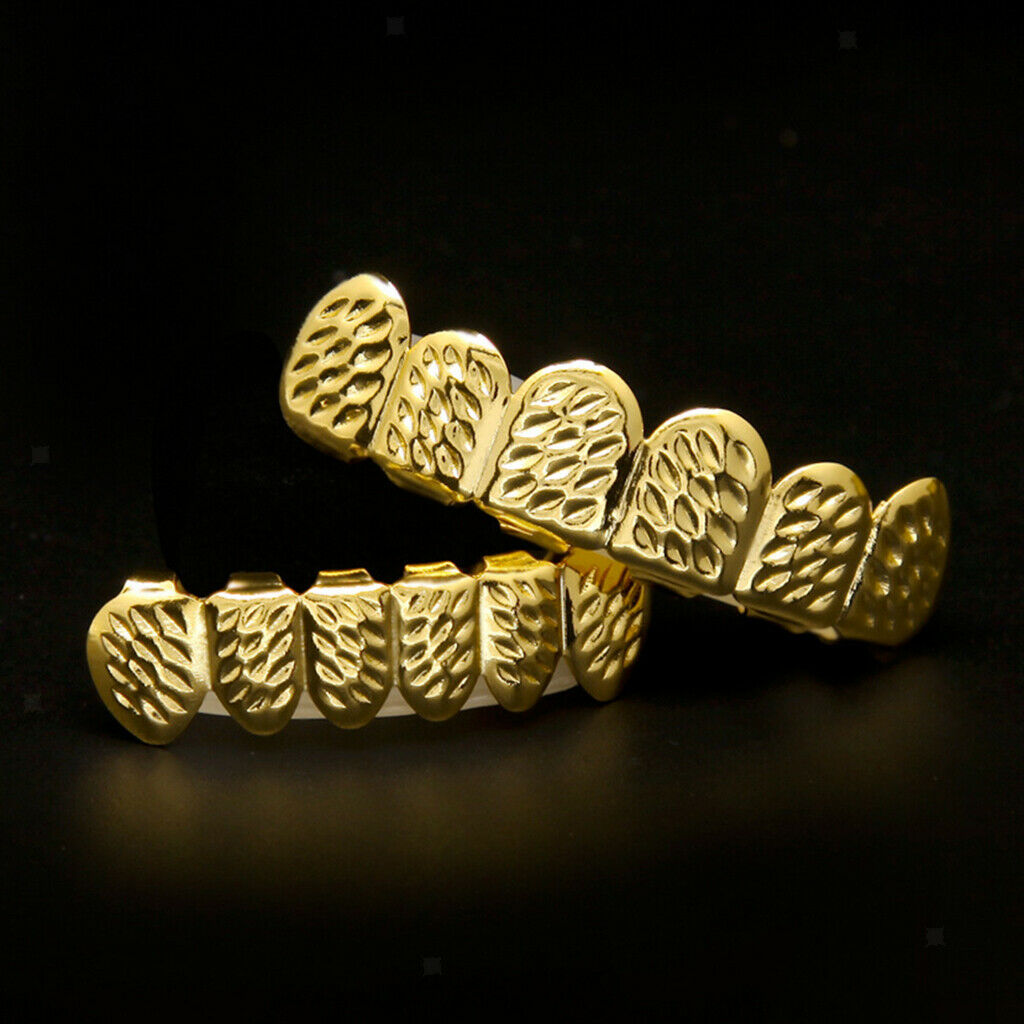 Copper Hip Hop Teeth Grills Vampire Teeth Grill   Jewelry Golden Top