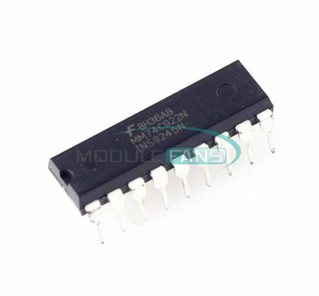 10PCS IC MM74C922N MM74C922 FSC ENCODER 16-KEY DIP-18 TOP