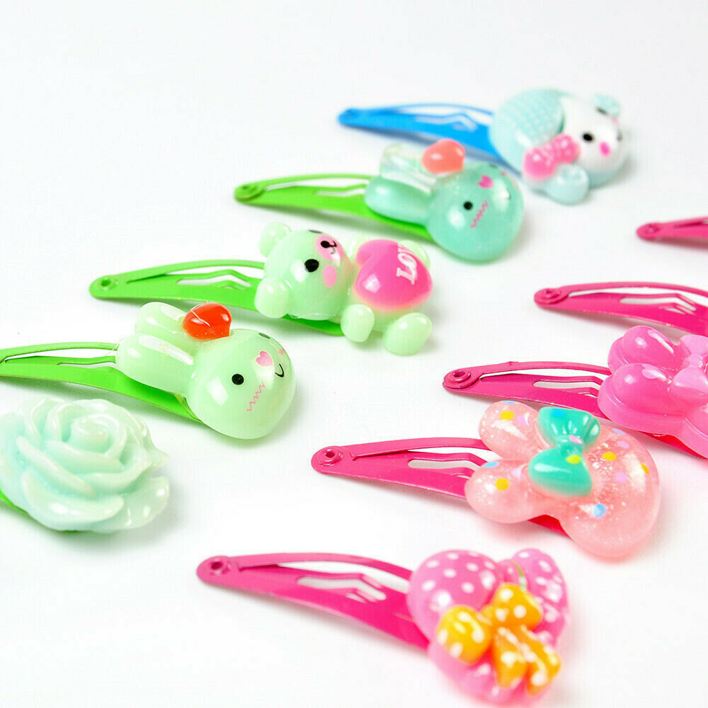 20pcs/Set Mixed Cartoon Baby Kids Girls HairPin Hair Clips Jewerly Wholesale AU
