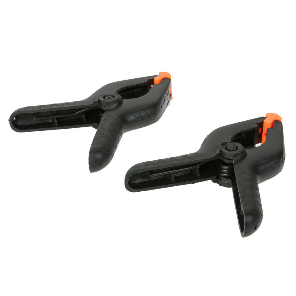2PCS 6 Inch Plastic Nylon Spring Clamps Clip Tips Set for Photography plate @