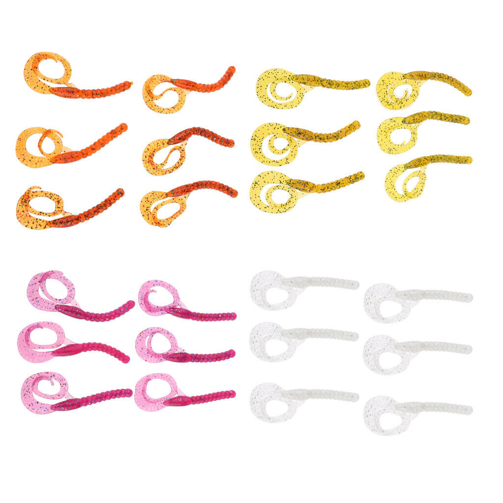 18pcs Earthworm Bait Lure for Sea Fishing