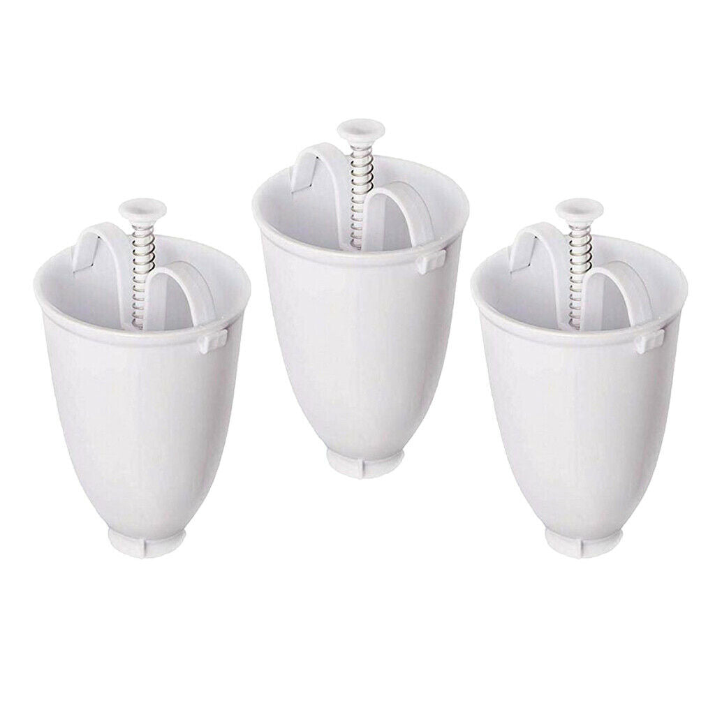 3x Plastic Donut Mold, DIY Tool, Kitchen Cake Maker, Bakeware